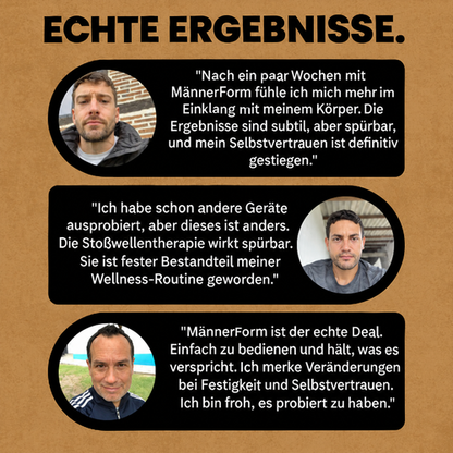 MÄNNERFORM Wellentherapie Advanced Produktbild - MännerForm