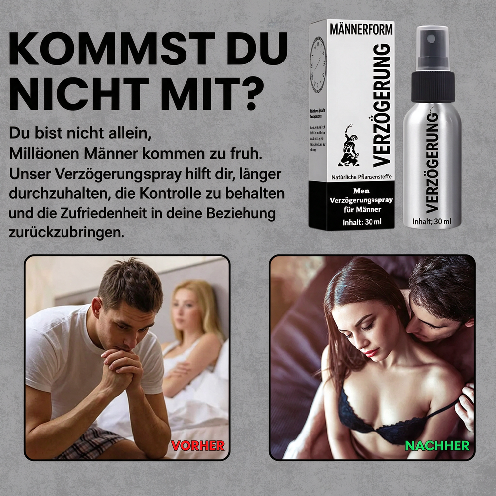 MÄNNERFORM™ VERZÖGERUNGSSPRAY Produktbild - MännerForm