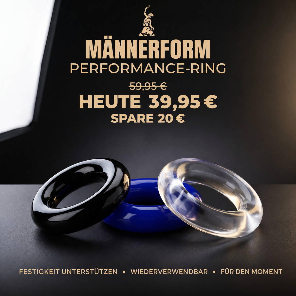 MÄNNERFORM Silikon-Penisring